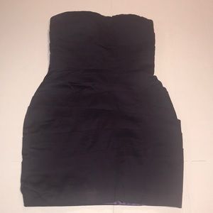 💜Purple strapless bandage dress💜